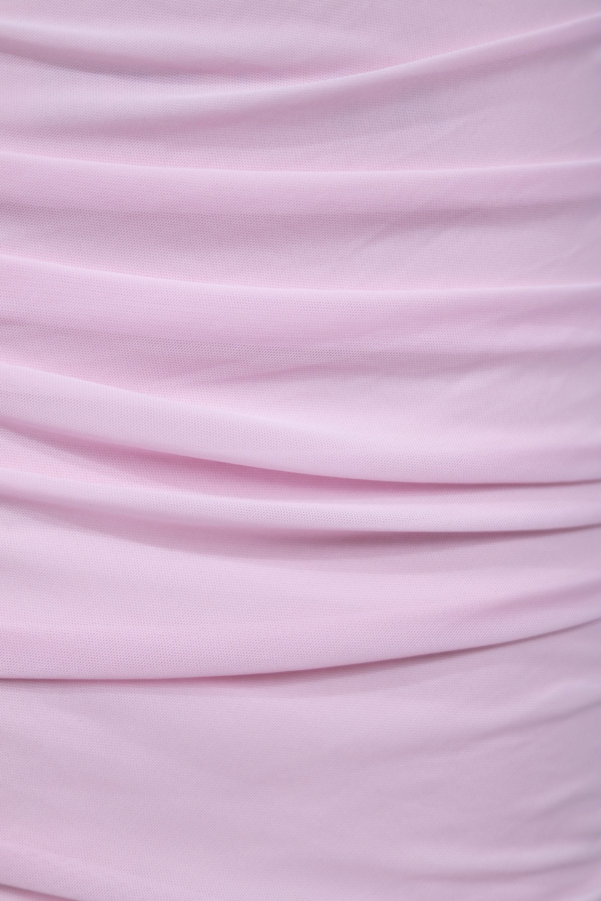 Pink Halter Tulle Sheath Ruched Homecoming Dress With Lace-Up Back